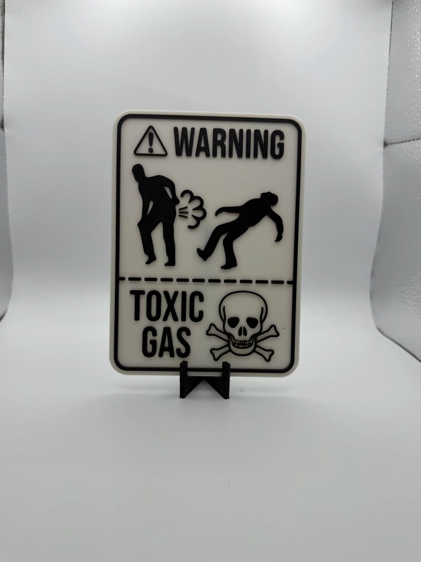 "Warning, Toxic Gas" Sign