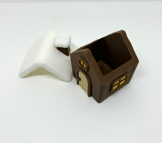 Santa and The Snowman Christmas Scene Decoration