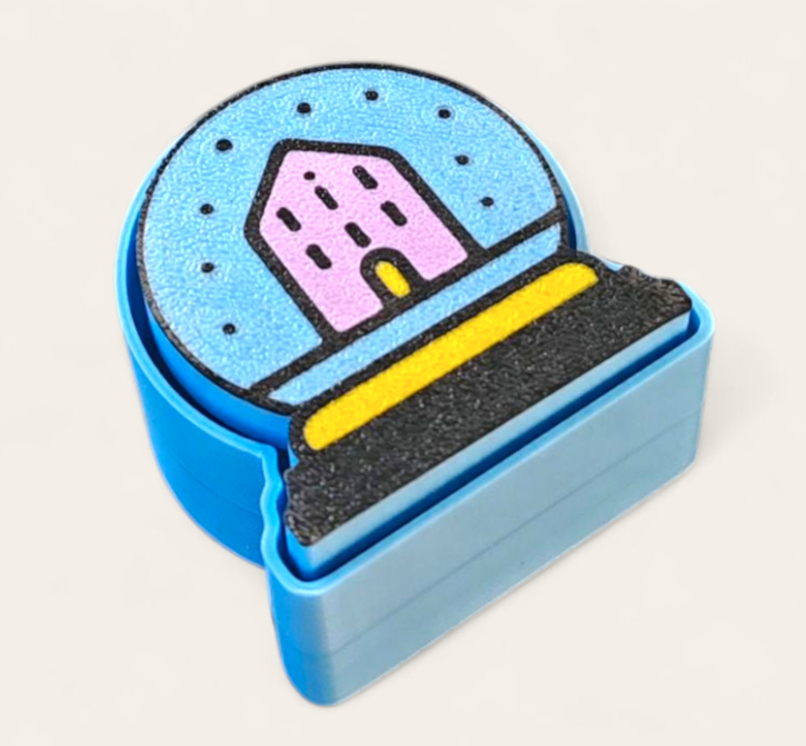 Christmas Snow Globe Clicker Fidget Toy