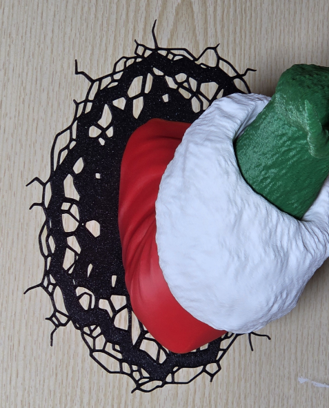 The Grinch Arm Christmas Wall Mount