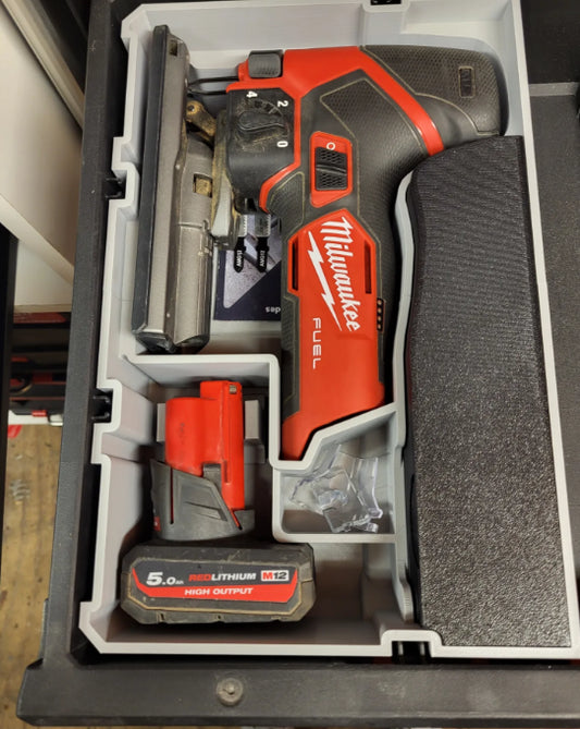 Milwaukee 3 Drawer Packout 1/2 Insert For M12 Jigsaw