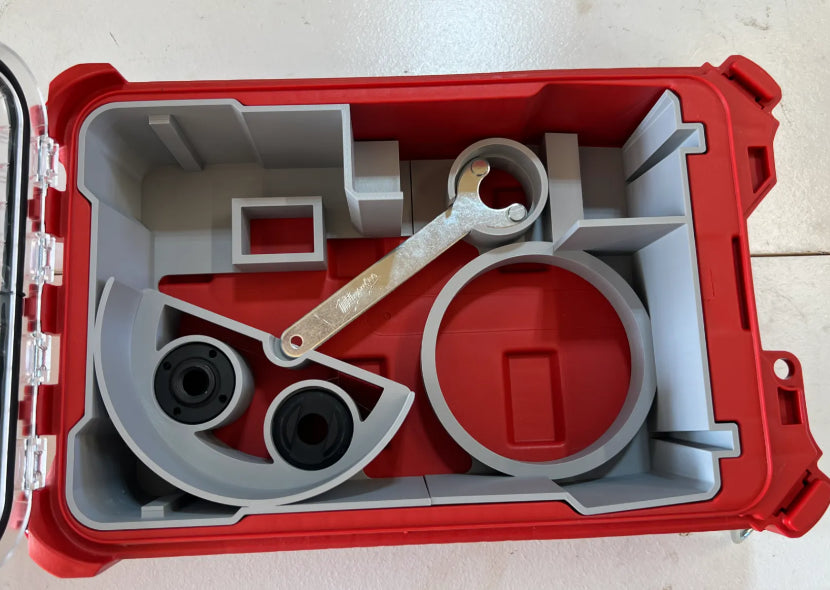 Milwaukee Packout 1/2 Organiser M18 Angle Grinder Insert