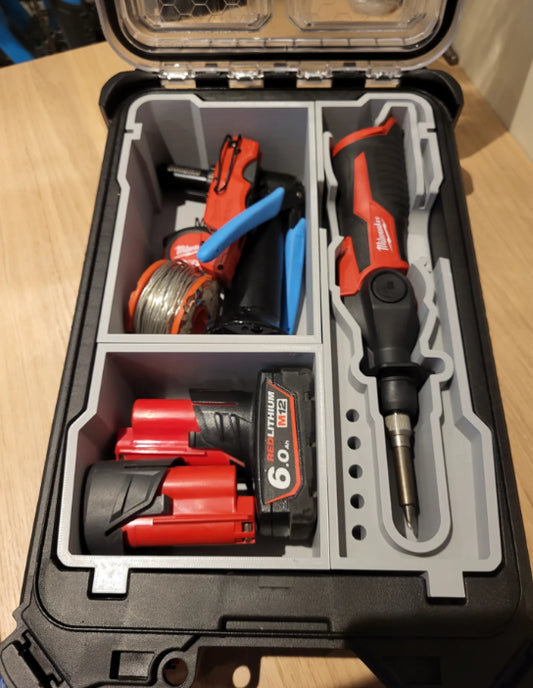 Milwaukee Packout 1/2 Organiser M12 Soldering Iron Insert