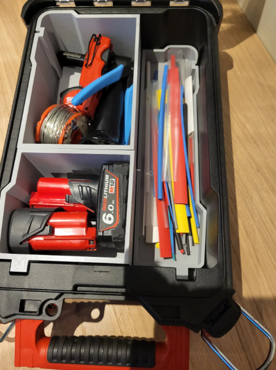 Milwaukee Packout 1/2 Organiser M12 Soldering Iron Insert
