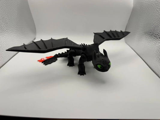 The Spread Wing Toothless Model