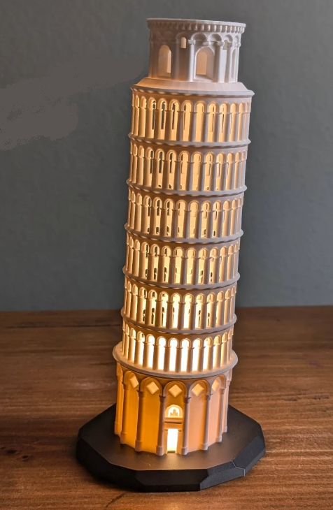 Leaning Tower of Pisa USB LED Lamp