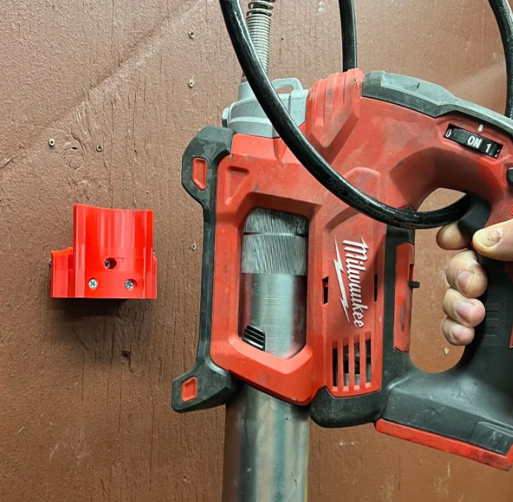 Milwaukee M18 Grease Gun Wall Hanger