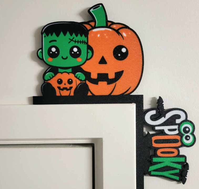 Frankenstien Door Topper