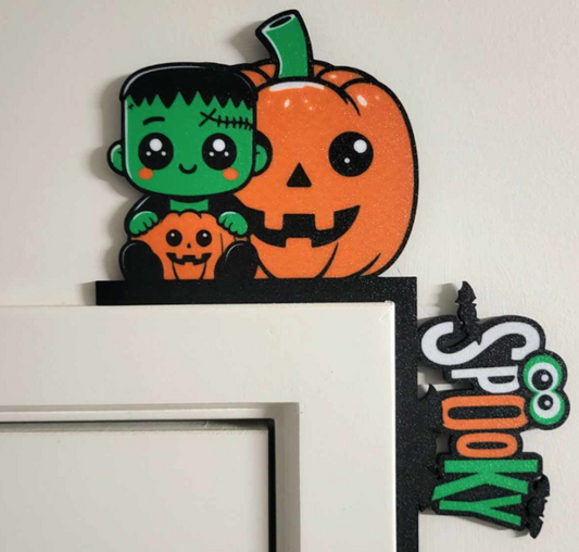 Frankenstien Door Topper