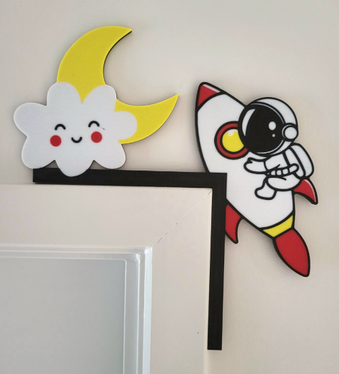 Astronaut Door Topper