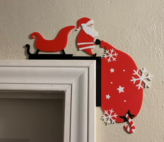 Santa's Presents Christmas Door Topper