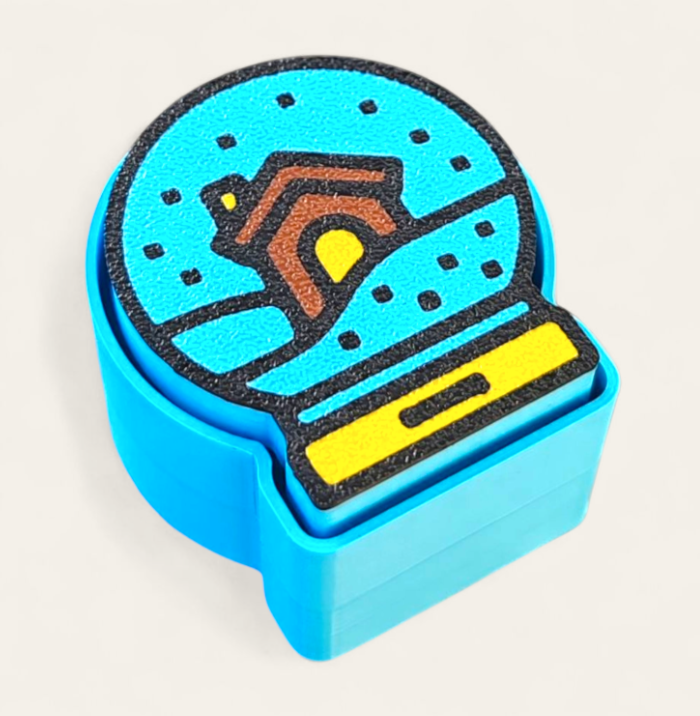 Christmas Snow Globe Clicker Fidget Toy