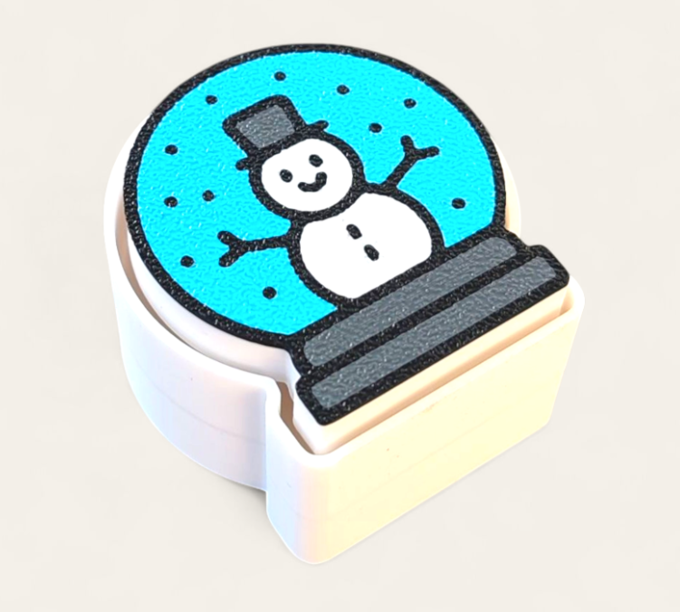 Christmas Snow Globe Clicker Fidget Toy