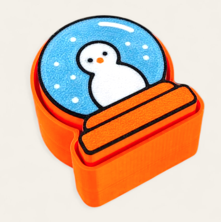 Christmas Snow Globe Clicker Fidget Toy