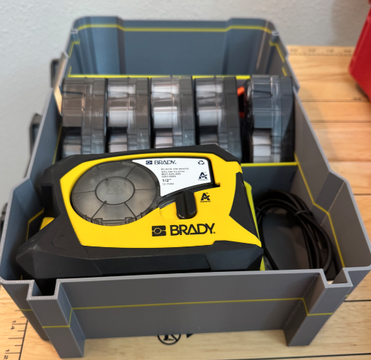 Milwaukee Packout Compact Organiser Insert For Brady Label Printer