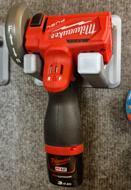 Milwaukee M12 Cut-Off Tool Wall Hanger Mount