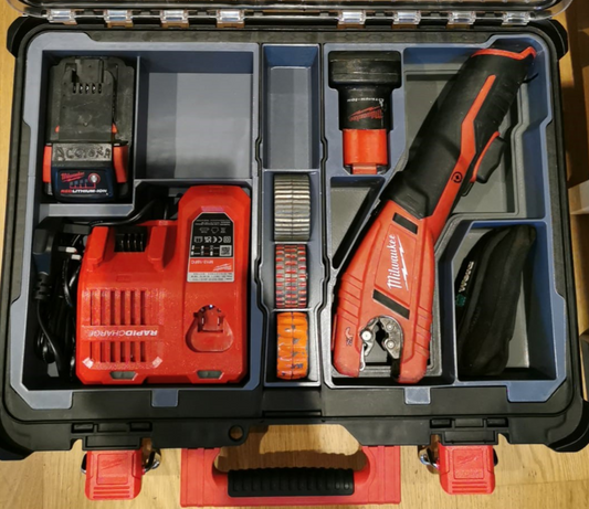 Milwaukee Packout Full Deep Organiser Insert For M12 Pipe Cutter And Accessories