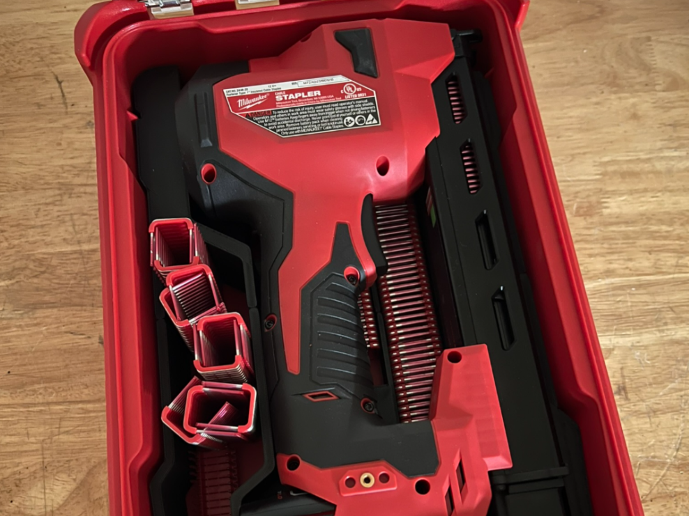 Milwaukee Packout Compact Organiser Insert for M12 Cabler Stapler And Accessories