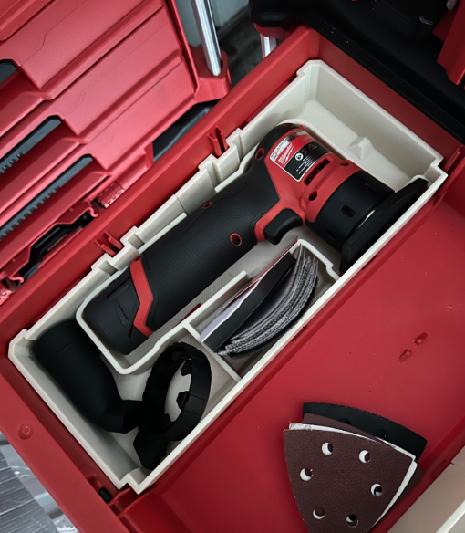 Milwaukee Packout Drawer Insert For M12 Detail Sander - Fits 2 Drawer and 3 Drawer