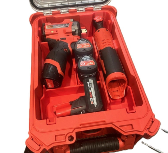 Milwaukee Packout Compact Organiser Insert For M12 Stubby Impact Wrench And Ratchet