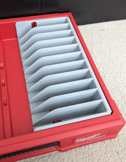 Milwaukee Packout Drawer Insert For Spanners Wrenches Pliers And Loads More - Fits All Drawers