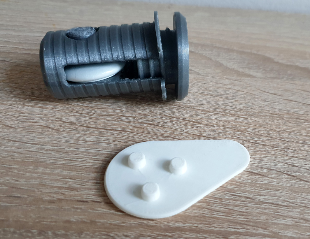 Bike Apple Airtag Hidden Tracker Insert