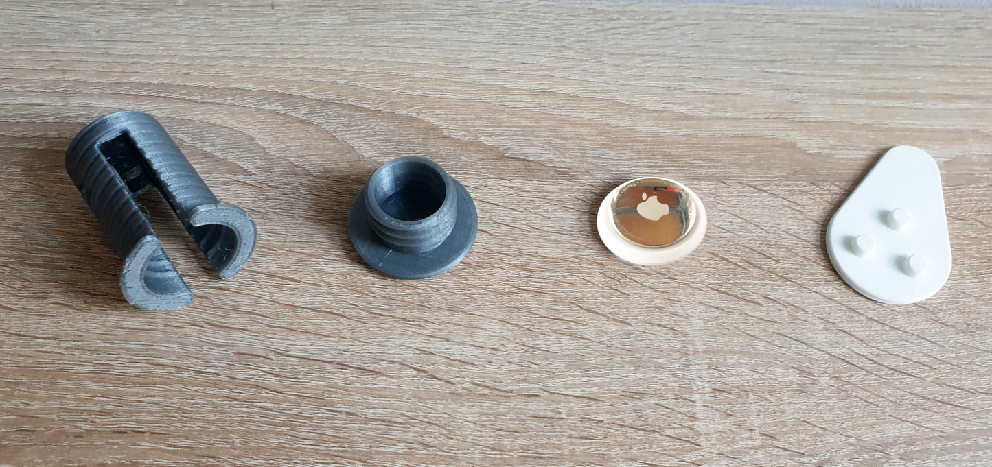 Bike Apple Airtag Hidden Tracker Insert
