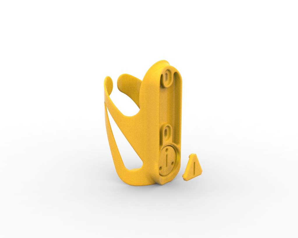 Bike Bottle Holder With Intergrated Hidden Apple Airtag Holder